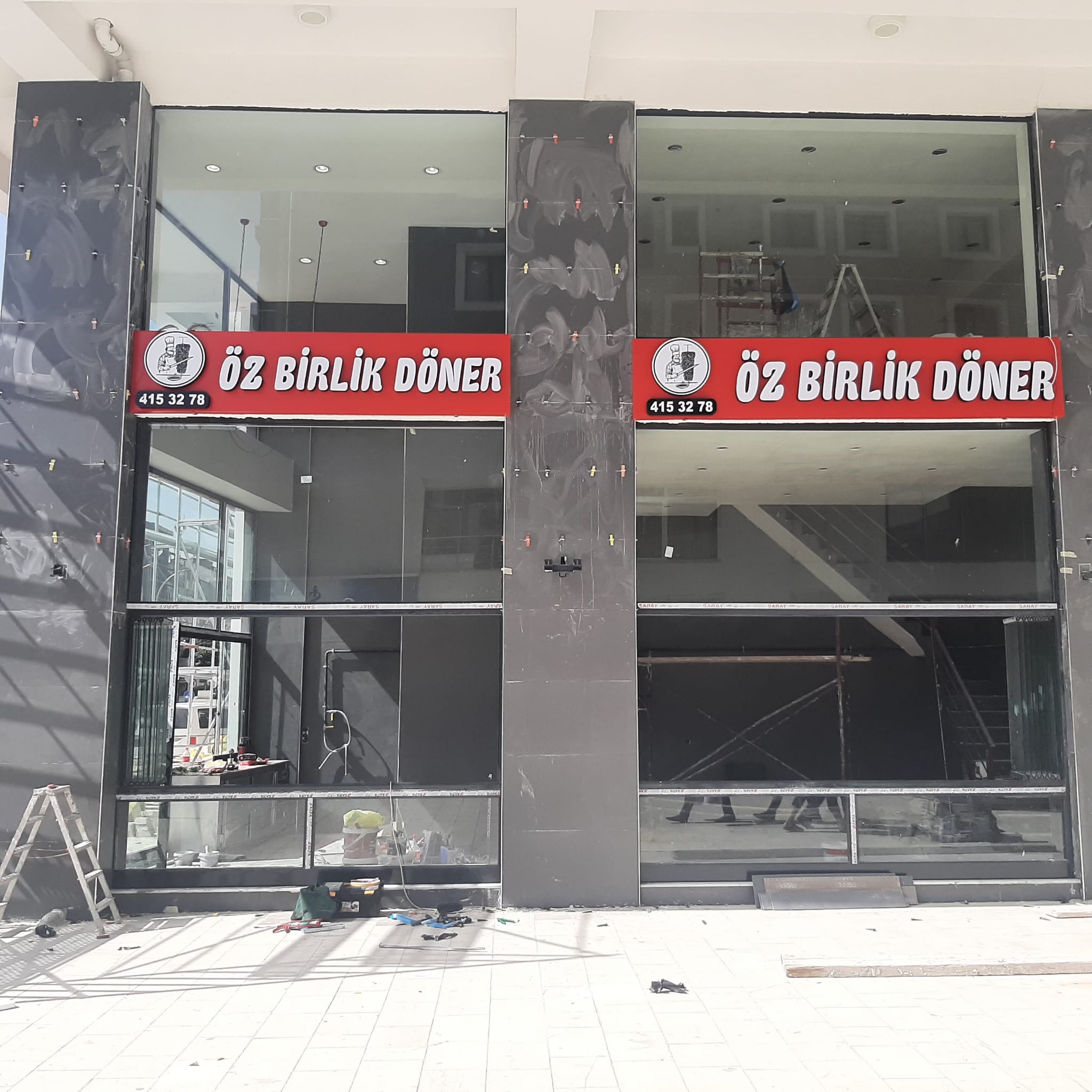 ÖZ BİRLİK DÖNER IŞIKLI KUTU HARF TABELA